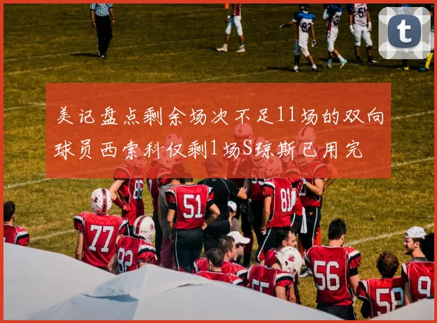 美记盘点剩余场次不足11场的双向球员西索科仅剩1场S琼斯已用完